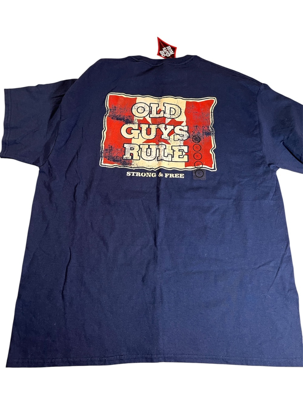 NEW Old Guys Rule graphic Navy Short-Sleeve Crewneck T-Shirt. TAGS ON
XL